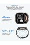 Liquid Air Pro for Apple Watch Ultra 3 /2/1 49mm Case with Band and Tempered Glass Screen Protector Sweat & Waterproof Protective Sport Cover with Strap for Men Women TPU - Black - 2
