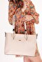 Women's Double Compartment Hand and Shoulder Bag Ald.6753 Beige - 2