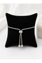Zircon Stone Elevator Model Fatma Ana Eli Women's Bracelet Brass Silver Color - 2