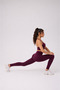 Comfy Model High Waist Gathering Seamless Leggings with Gathered Back