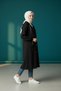 Cotton Below-The-Knee Hooded Cardigan - 2