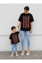 Mother Child Oversize T-Shirt Combination Twin T-Shirt 100% Cotton Comfortable Fit (Sold as a Single Item)