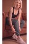 Women's Smoked Elastic Waistband 3-Pocket Zippered Parachute Sweat-Wicking Trousers with Back Pockets - 4