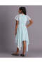 Senior Girls Green Chiffon Dress - 3