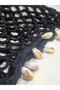 Coachella Style Seashell Hollowed Macrame Hairnet Knit Hair Cap Bohemian Boho Mesh Hairband Accessory Vacation Beach Seaside Hat Headgear Beanie - 3