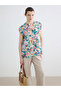 Original Crochet Collar Floral Blouse