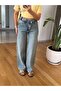 Asymmetrical Buttoned Washed Jeans - 2