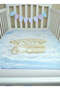 Ultra-Soft Bear Baby Blanket Lightweight & Cozy Plush with Embossed Designs, 140x110cm - Blue - 4