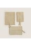 Cloid Rectangular Organizer Bag 22X15 cm Beige - 4