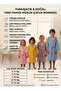 100% Cotton Muslin Children's Bathrobe Hooded Bath and Beach Towel - 2