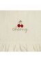 Cherry Boom Embroidered Dress Vanilla - 3