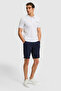 Men's Slim Fit Polo Collar White Basic T-Shirt 50322347-Vr013 - 4