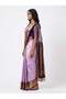 Nool Radham Iris Kanchipuram Silk Saree with Unstitched Blouse - 2