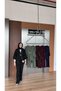 Women's Stone Detailed Kimono Set, Loose Cut, Stylish Look, Wide Leg, 2-Piece Set - 6