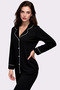 Women's Boxed & Long Sleeve Modal Pajama Set - Soft Breathable Fabric - 3