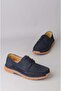 Kmc 3318 genuine leather casual men's shoe navy nubuck - 6