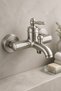 Matte Chrome Rustic Bathroom Faucet Retro Shower Fixture Brass Stainless Matte Silver Inox Faucet