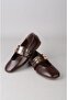 Select 3198 genuine leather women's flat shoes coffee - 7