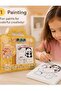 Canvas Painting Kit for Kid | Sweet Stationery Set for Kids, Colouring Stamps, Paints, Sweets Designs (Panda & Bear) - 5