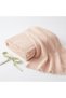 Pink Colored 4 Layer Muslin 100% Cotton Double Bedspread/Bed Throw 240X260 cm King Size - 2
