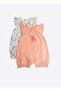 Organic Bloomie 2-Piece Shorts Jumpsuit Orange