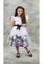 Girl's Tulle Dress with Kuromi and My Melody Pattern, Tulle Girl's Party Dress 2712 - 4