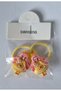 Set of 2 Girls' Pink Dress and Baby Figure Rubber Hair Clips