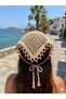 Patterned Handmade Knitted Bandana