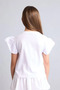 100% Cotton Regular Fit Crew Neck Combed Short Sleeve T-Shirt Girls H7249A826Sm - 5