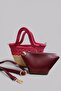 Siena Mini Women's Bag - Handmade Straw Textured Shoulder and Hand Bag with Leather Pouch - 7