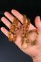 Delightful to Use Knitted Tassel Antique Crimped Amber Prayer Beads - 2