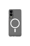Samsung Galaxy S25 Compatible Edge Case Magneticsafe Transparent Silicone - Transparent - 5