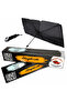 Car UV Reflective Windshield Sunshade Umbrella, Protect Your Skin, Protect Your Car Interior, Enhance AC Cooling, Foldable, Front Glass, Large Size 140X80 CM, Block UV Rays 10300010 - 2