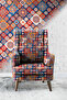 Ethnic Turkish Motifs-1 Digital Printed Upholstery Sofa Fabric, Good Quality, Does Not Stretch or Fade