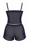 Pure Veil - Light Tulle, Crop Athlete Top, Panties and Shorts Set - 5