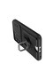 Samsung Galaxy S24 Plus Compatible Case Zuma Silicone with Business Card Holder and Ring - Black - 3