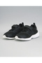 Panelled Hook & Loop Closure Memory Foam Shoes - Black - 6