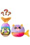 Kittens Merkitties Surprise Plush S2 - غطاء أرجواني - ذيل برتقالي