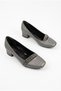 16503 Erdem Stone Detailed Low Heeled Women's Shoes - 5
