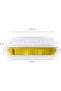 Sunny Aluminum Foil Container with Lid 930ml (Pack of 4) - Heavy Duty Disposable Gold Food Storage Box - 3