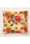 Takatrend Natural 100% Viscose Linen Colorful Print Woven 43X43 cm Size Luxury Throw Pillow Cover B450103