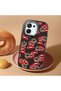 Oppo A6 Pro Compatible Case Camera Protector Black Silicone Couple Phone Case Kiss Patterned - 2