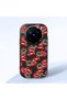 Vivo X200 Pro Compatible Case Camera Protector Black Silicone Couple Phone Case Kiss Pattern