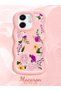 Infinix Smart 9 Compatible Case Camera Protector Pink Silicone Couple Phone Case Cover Floral Pattern - 2