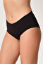 Arias Closet Black Mi Emay 2702 Laser Cut Gathering Breast Support Slip Corset - 3