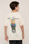 Printed T-Shirt with Crew Neck and Short Sleeves - 6