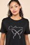 Embellished T-Shirt with Crew Neck and Short Sleeves - 4