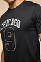 Typography Print Active T-Shirt with Crew Neck and Short Sleeves - 6