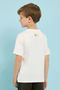 Printed T-Shirt with Crew Neck and Short Sleeves - 5