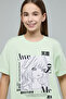 Printed T-Shirt with Crew Neck and Short Sleeves - 5